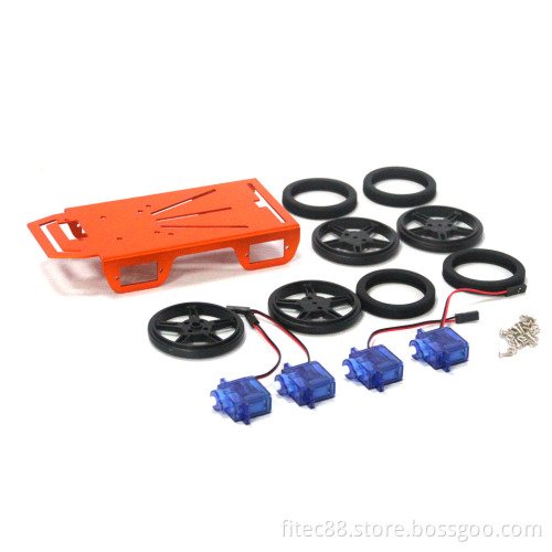 FEETECH 4WD Mini Robot Mobile Platform Kit FT-MC-003